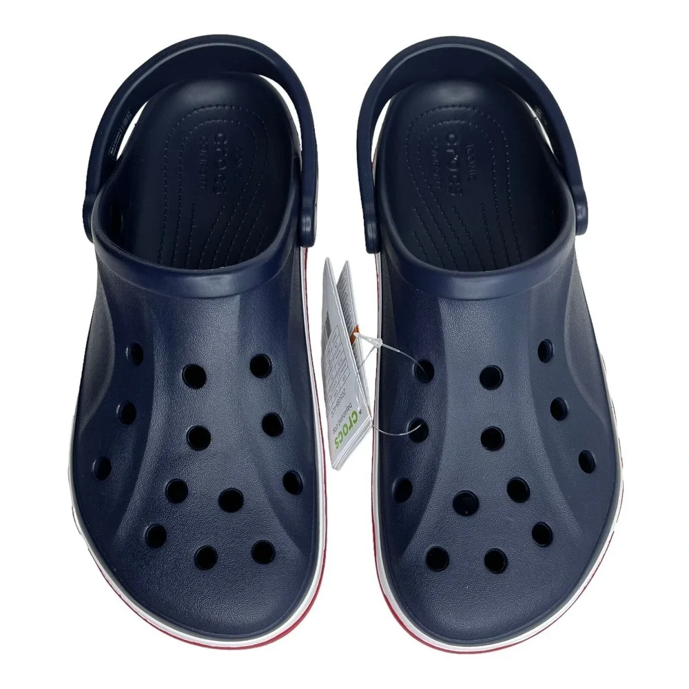Crocs Bayaband Mens Slip-on Clog Size 12 Navy Blue Water Friendly Lightweight